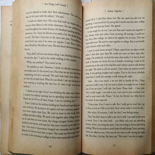 Few Things left Unsaid ( By Sudeep Nagarkar )