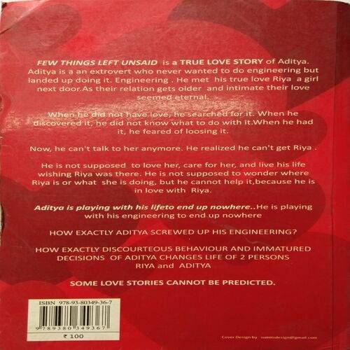 Few Things left Unsaid ( By Sudeep Nagarkar )