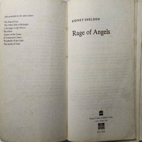 Rage Of Angels ( By Sidney Sheldon )