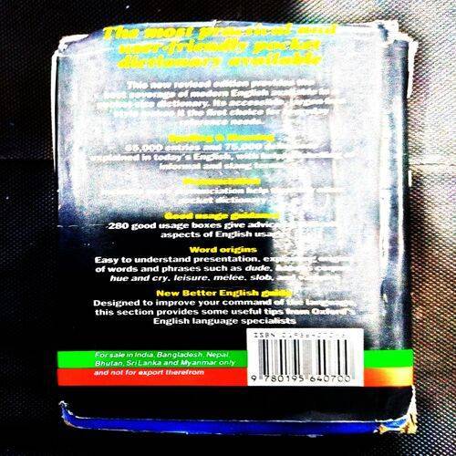 Pocket Oxford Dictionary .
