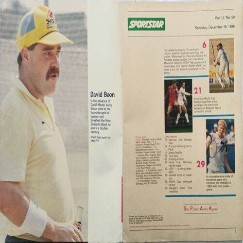 Sport Star ( Saturday, December 16, 1989 )