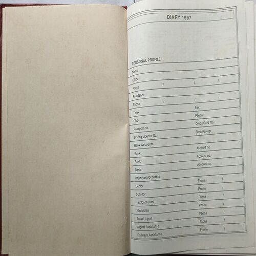 Executive Diary ( 1997 )
