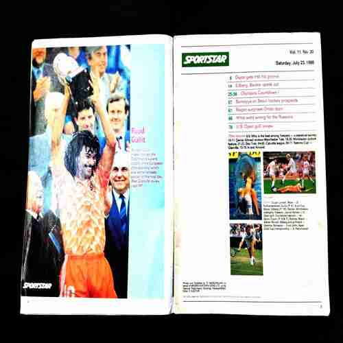 Sportstar ( 23 July 1988 ) Page no. 25 to 56 missing .