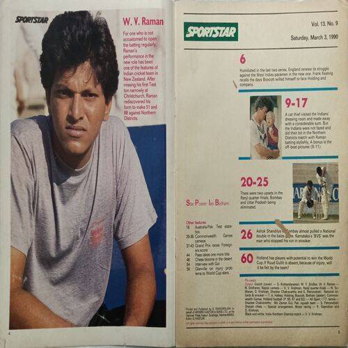 Sport Star ( Saturday, March 3, 1990 )