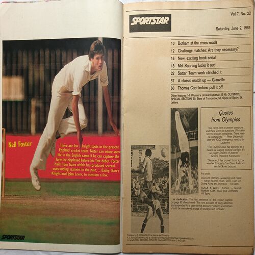 Sport Star ( Saturday, June 2, 1984 )