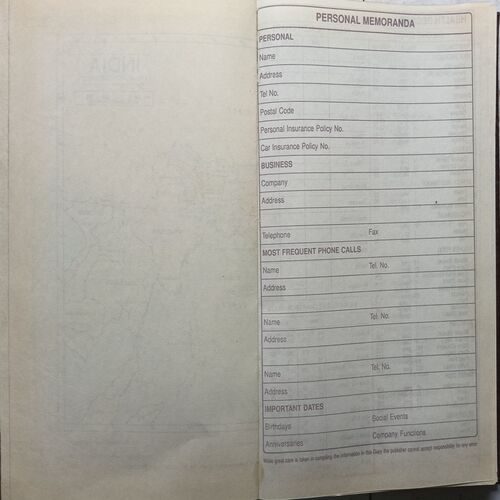 Executive Diary ( 1999 )