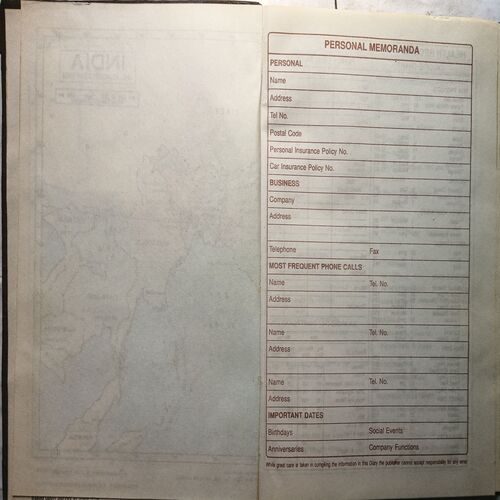 Executive Diary ( 1999 )