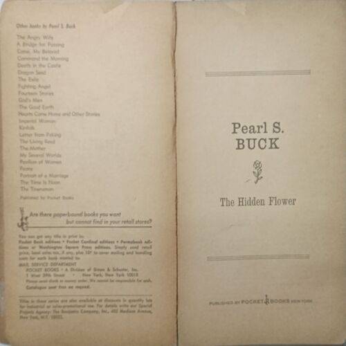The Hidden Flower ( Pearl S.Buck )