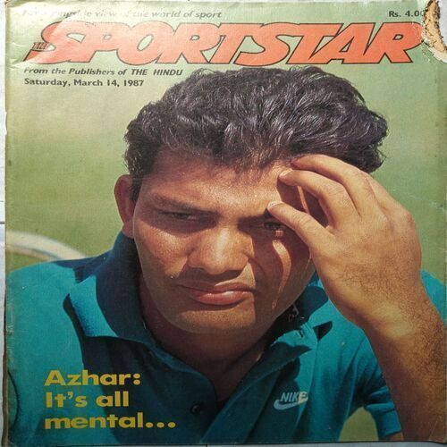 Sport Star ( Saturday, March 14, 1987 ) ( Upper Right Side Little Cut In Magazine )