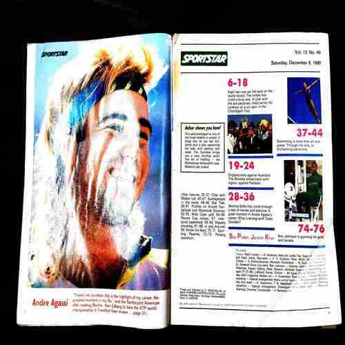 Sportstar ( 8 december 1990 ) Page no. 37 to 50 Missing .