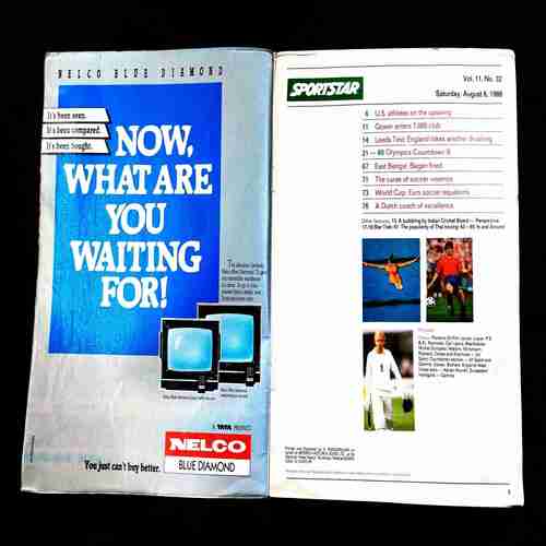 Sportstar ( 6 August 1988 ) Page no. 21 to 60 missing .