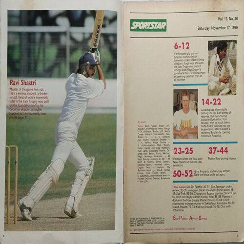 Sport Star ( Saturday, November 17, 1990 )