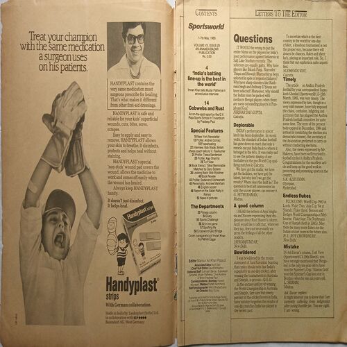 Sports World ( 1 - 7 May 1985 )