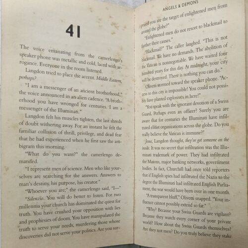 Angles And Demons ( By Dan Brown )