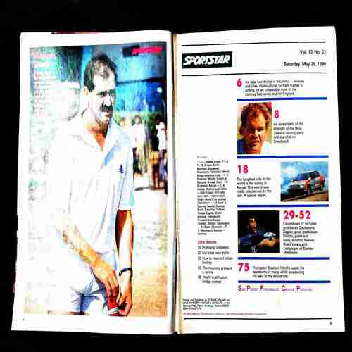Sportstar ( 26 May 1990 ) Page no. 29 to 52 missing .