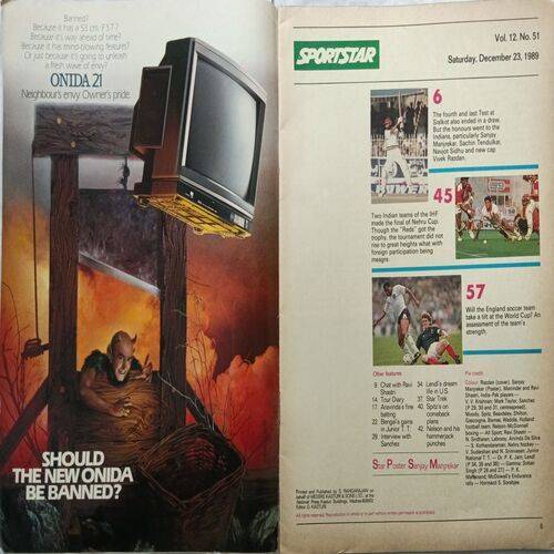 Sport Star ( Saturday, December 23, 1989 )