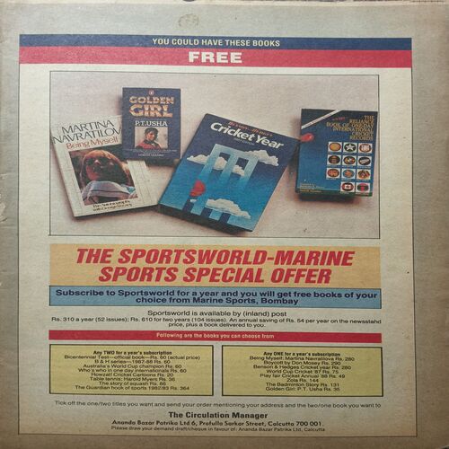 Sports World ( 28 March - 3 April, 1990 ) ( Coverless )