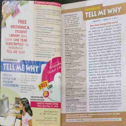 TELL ME WHY (April 2010,  VOUME 4, NO 07)