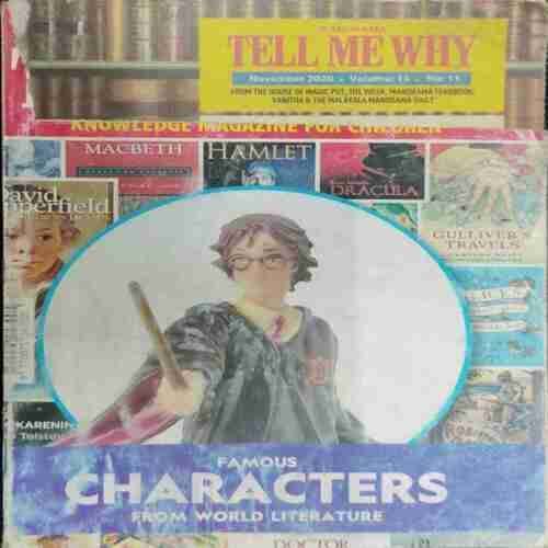 TELL ME WHY (November: 2020 Volume: 14 NO: 147) front cover uper side half cut.