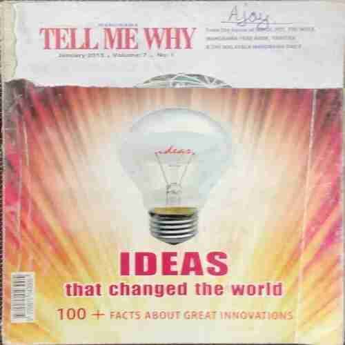 TELL ME WHY (January: 2013 Volume:7 NO:1) front cover uper side half cut.