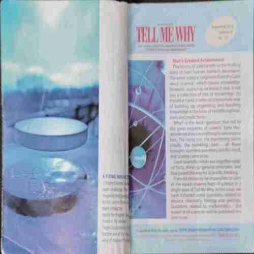 TELL ME WHY (September: 2012 Volume:6 NO:12)