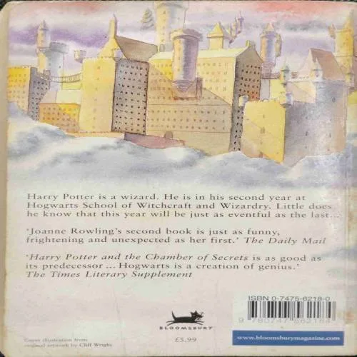 HARRY POTTER AND THE CHAMBER OF SECRETS.