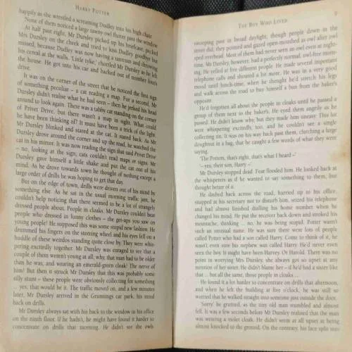 HARRY POTTER AND THE PHILOSOPHER'S STONE.