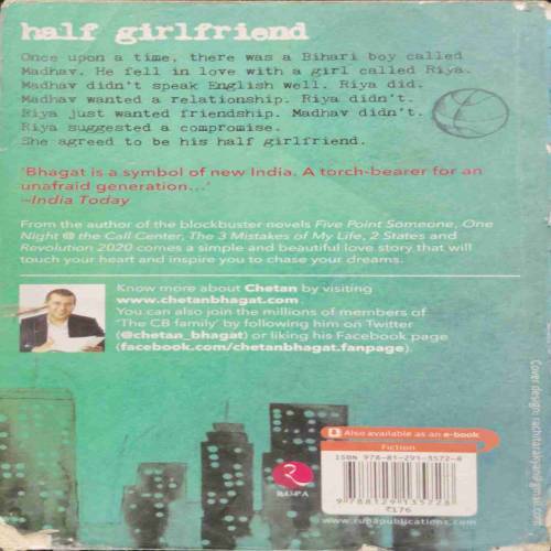 HALF GIRLFRIEND (CHETAN BHAGAT)