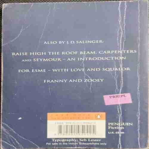 The Catcher  In The Rye (J.D. Salinger)