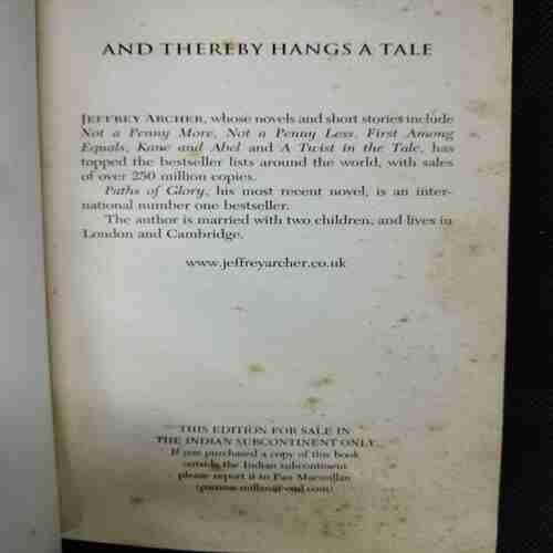 Jeffrey Archer And Thereby Hangs A Tale