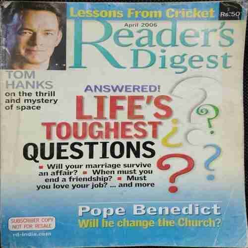 Reader's Digest (April 2006) (LIttle Damage )