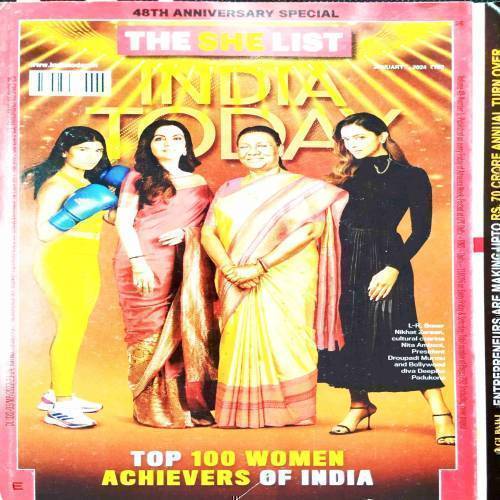 India Today : The She List ( 48th Anniversary Special 2023 ) .