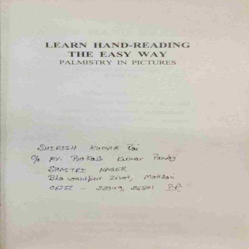 LEARN HAND READING THE EASY WAY..