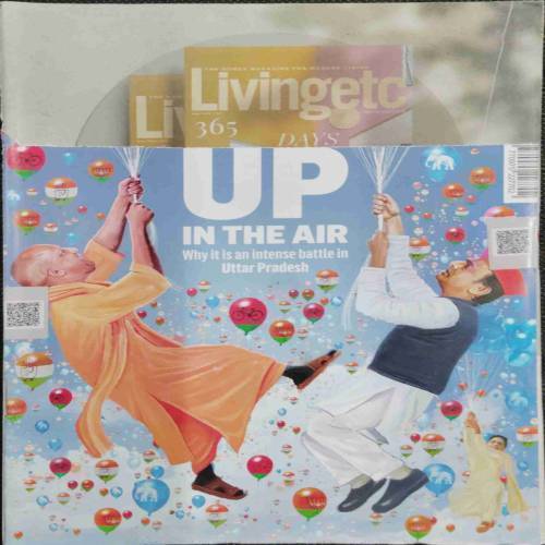 The Week (june 2nd 2024) front cover uper side half cut.