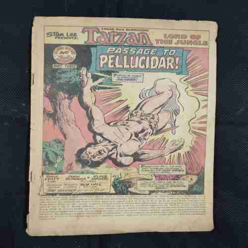 TARZAN PASSAGE TO PELLUCIDAR (COVER LESS AND LAST PAGE LEFT SIDE LITTLE CUT)