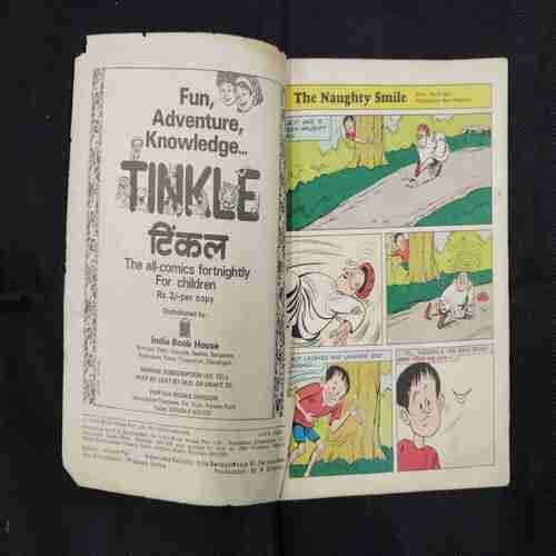TINKLE (NO-38) (FRONT COVER DOWN CORNER SIDE LITTLE CUT)
