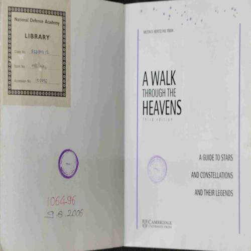 A WALK THROUGH THE HEAVENS...