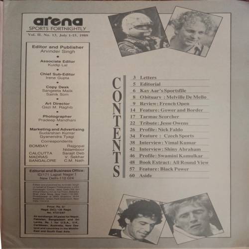 Arena (July 1-15, 1989)