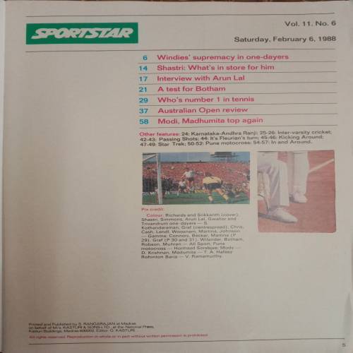 Sportstar (February 6, 1988)