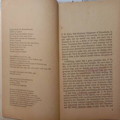 Burmese Days (By George Orwell)
