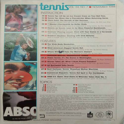 Tennis (November 1988)