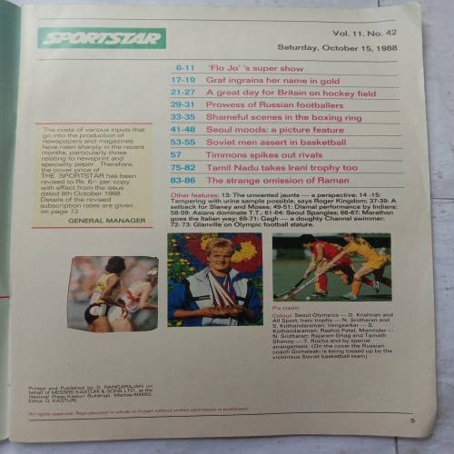 Sportstar (October 15, 1988)