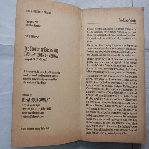 Document 3_27 The Comedy Of Errors And Two Gentlemen Of Verona (By William Shakespeare)