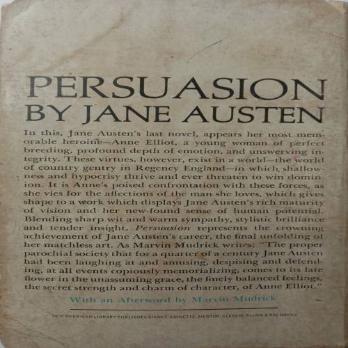 Persuasion (By Jane Austen)