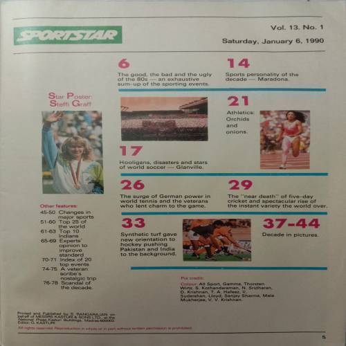 Sportstar (January 6, 1990)