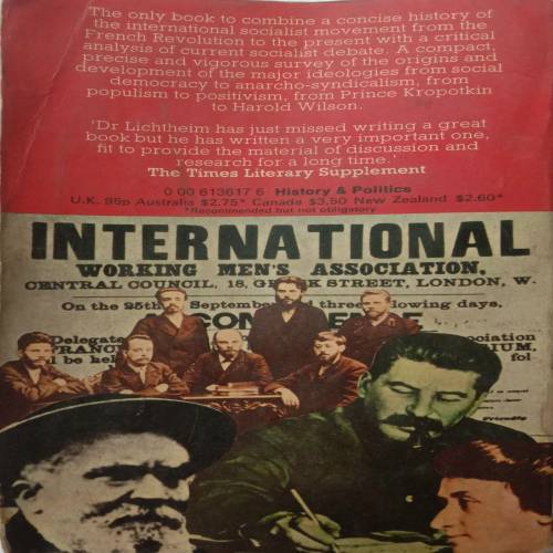 A Short History Of Socialism (By George Lightheim)