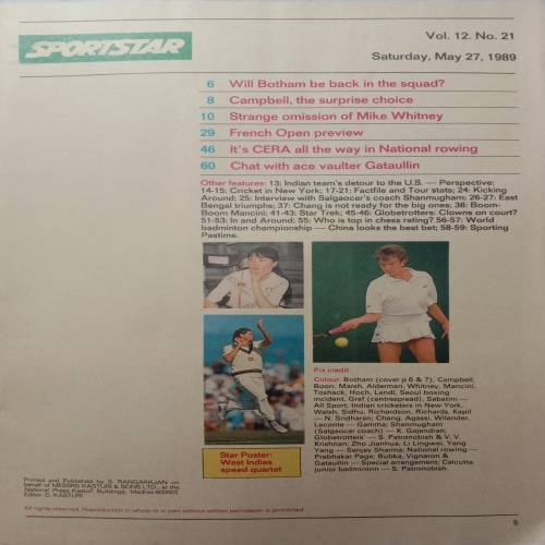 Sportstar (May 27, 1989)