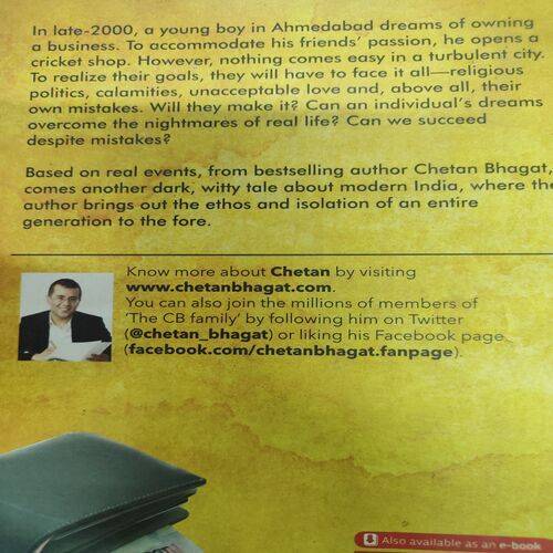 The 3 Mistakes Of My Life . ( Chetan Bhagat ) .