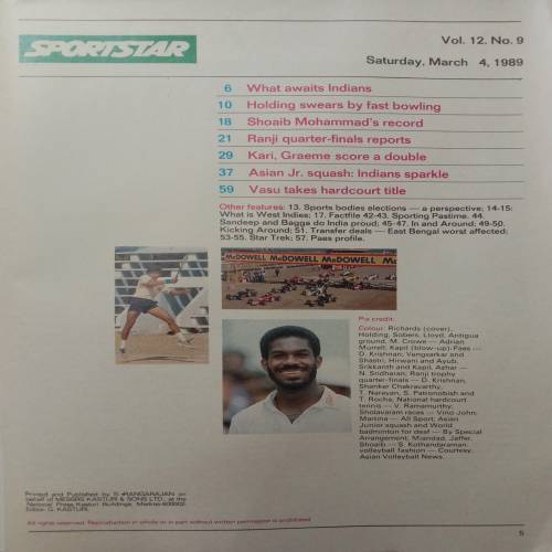 Sportstar (March 4, 1989)