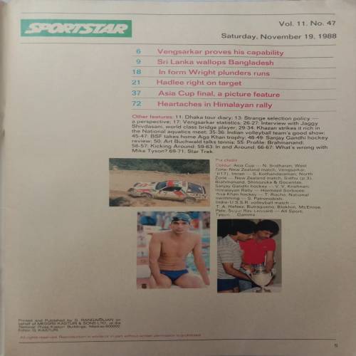 Sportstar (November 19, 1988)